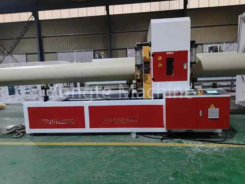 Le test d'inspection de la ligne de production d'extrusion de tuyaux en PVC de 280 à 560 mm de Yongte a été un succès complet