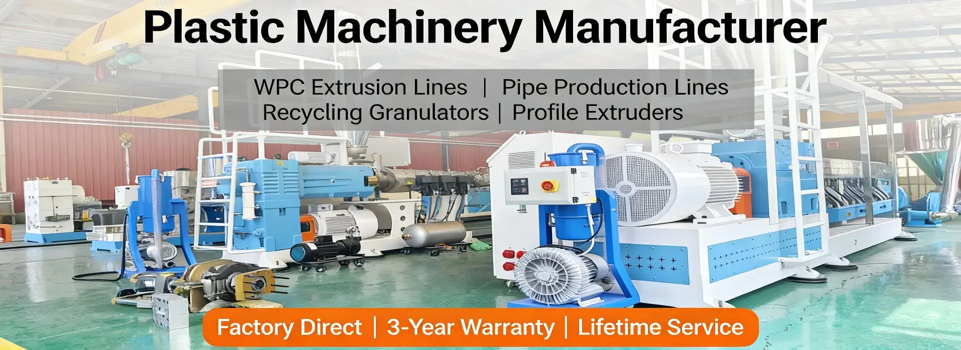 Fabricant professionnel d'équipement en plastique Yongte