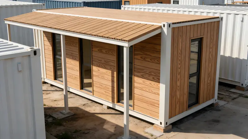 Application des profils WPC dans la construction de maisons en conteneurs