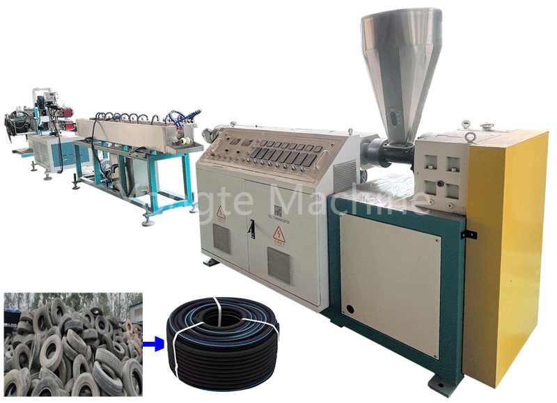 Machine de fabrication de tuyaux de trempage en caoutchouc de 9-32 mm