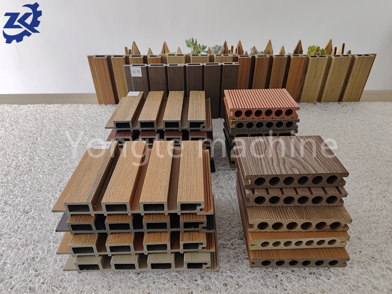 Machine de fabrication de plaquettes en plastique en bois