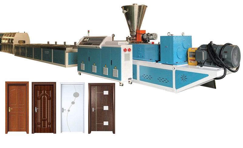 Machine de production de portes WPC