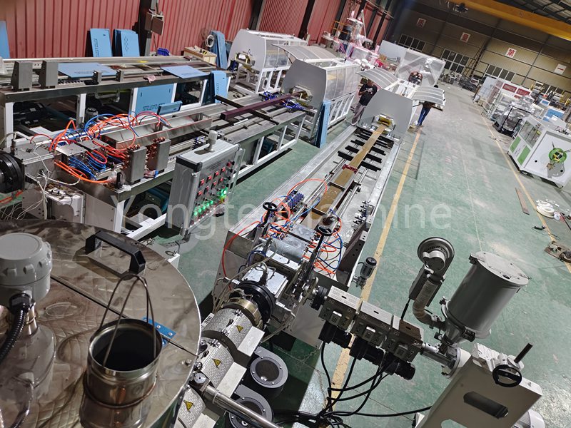 Yongte Wood Plastic Composition Machine WPC Production Flux