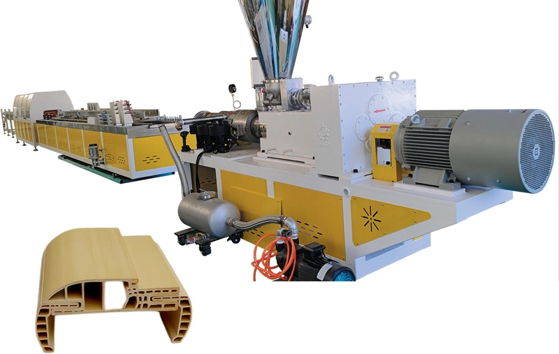 Quels facteurs affectent le rendement d'une machine d'extrusion de cadre de porte WPC ?