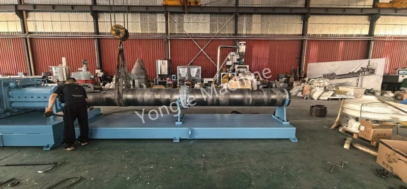 Extrudeuse de recyclage parallèle à double vis pour client africain