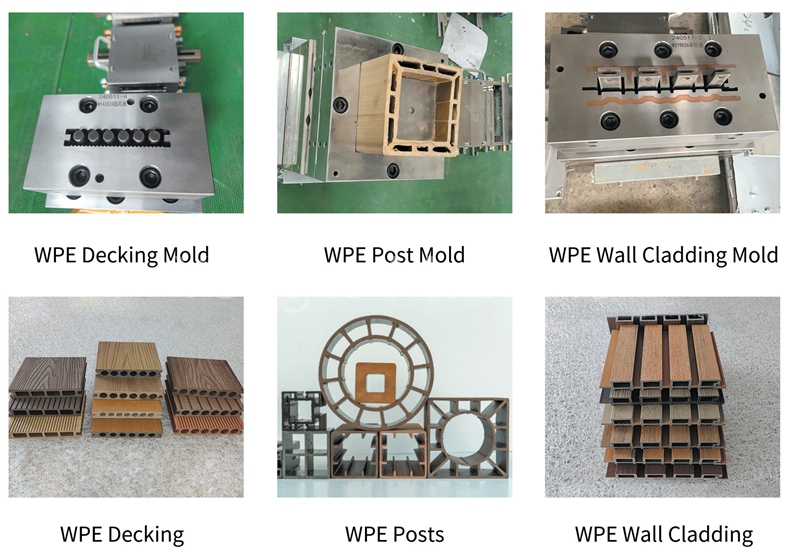 Yongte WPC decking production machine