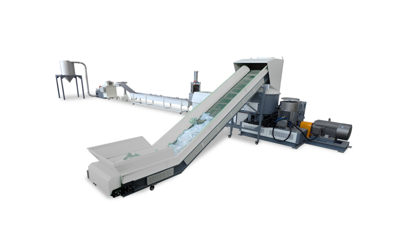 PP PE Film en plastique Granulant Machine