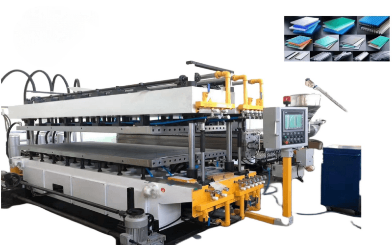 PP Équipement d'extrusion de plaque creuse en plastique