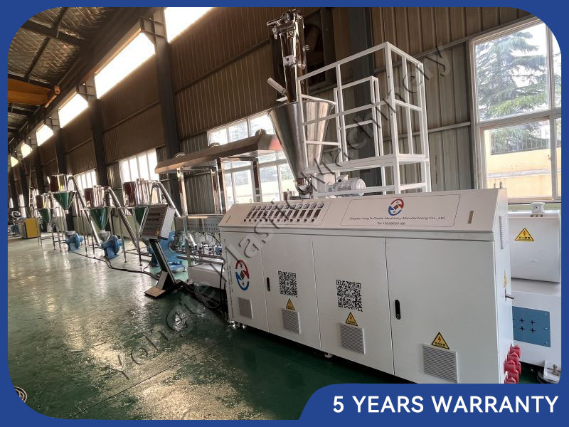 Machine de fabrication de granules WPC composites en plastique en bois