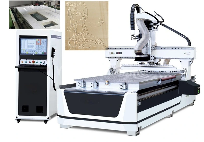 Machine de gravure CNC de porte WPC