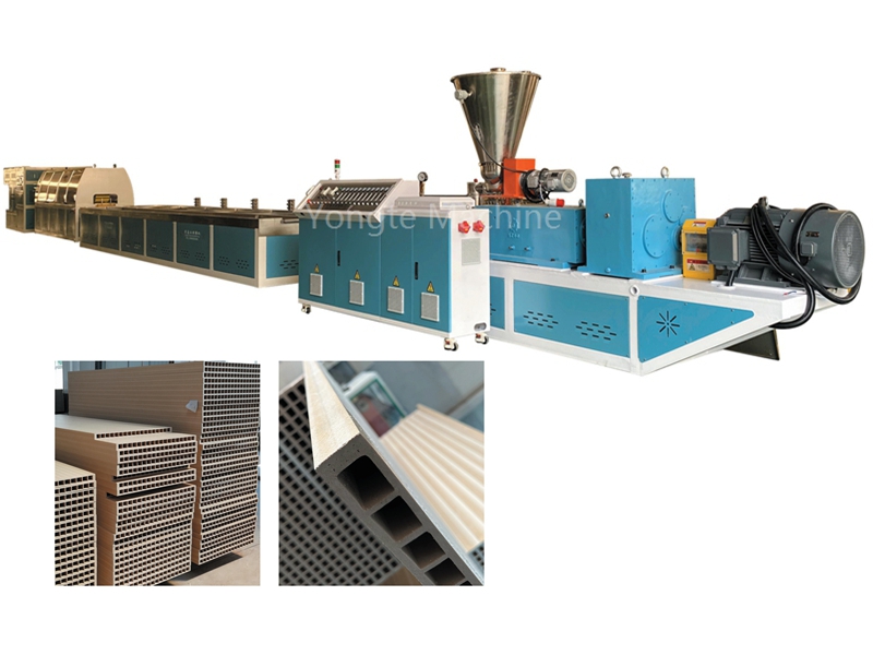 Ligne de production de portes WPC