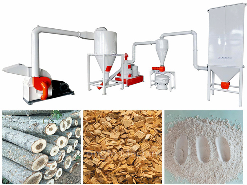 Machine de concassage et de broyage de Yongte Wood